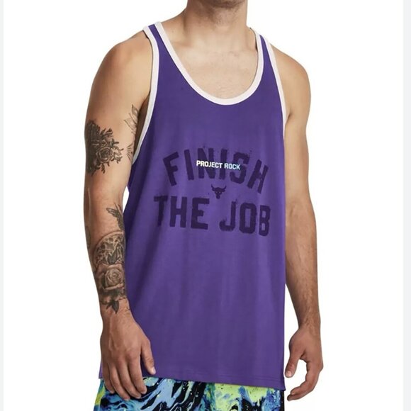NWT Project Rock Finish The Job Men's Tank Large - Picture 3 of 10